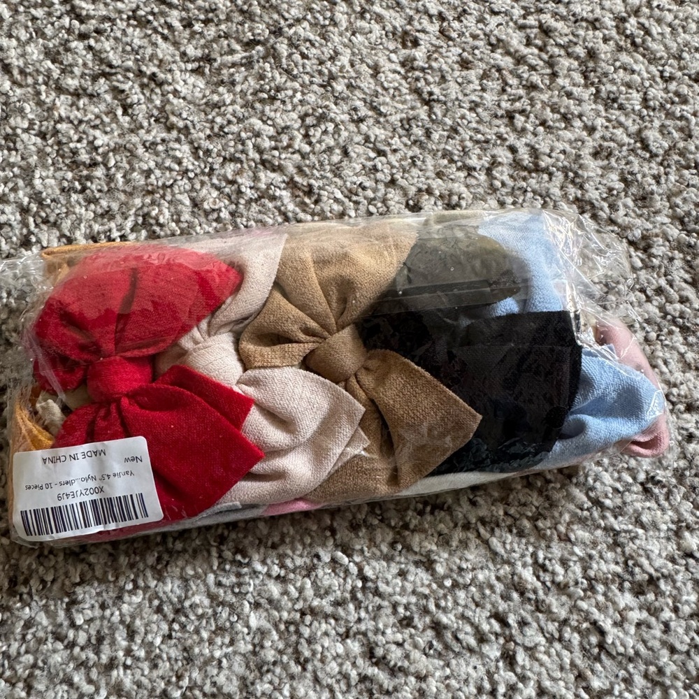 Colorful Kids Hair Bow Set